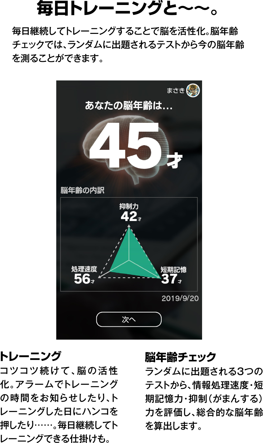 毎日トレーニングと～～