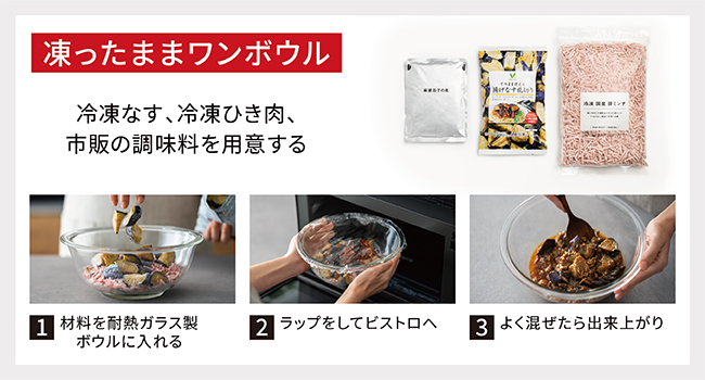 凍ったままワンボウル