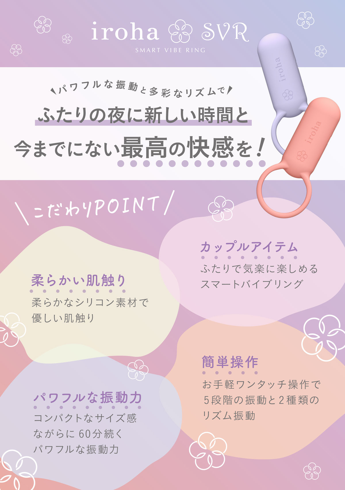 二人の夜に新しい時間と今までにない最高の快感を！