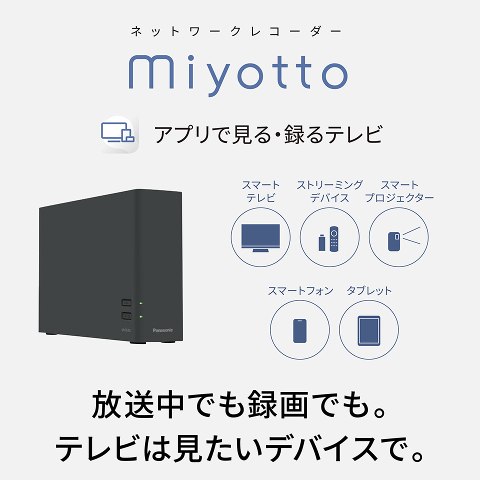 ネットワークレコーダー　miyotto