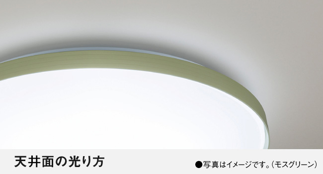 天井面の光り方