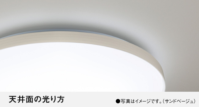 天井面の光り方