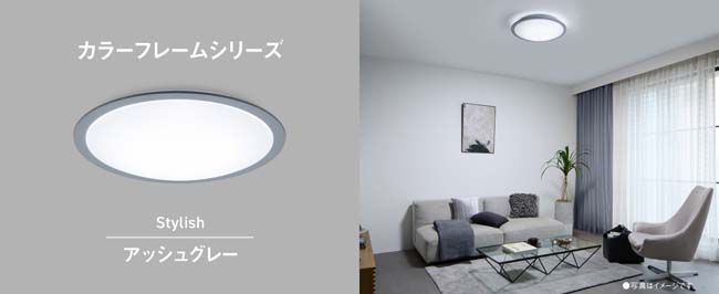 カラーフレームシリーズ Stylish アッシュグレー