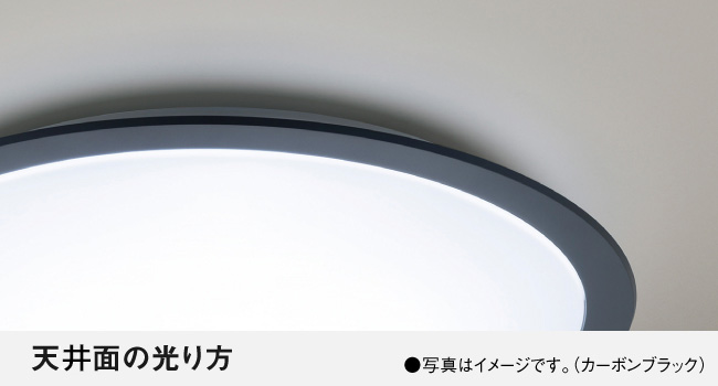 天井面の光り方