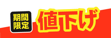 期間限定値下げ