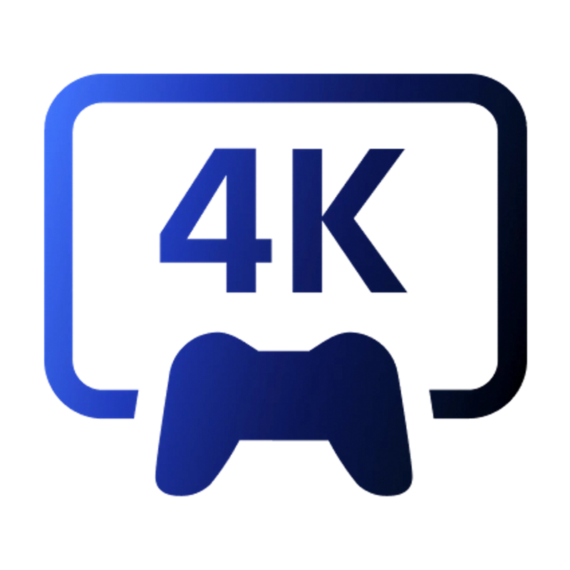 鮮やかな色彩と鮮明な4Kグラフィックス