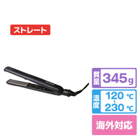 SALONIA ダブルイオン ストレートアイロン(24mm) ブラック SL-004S