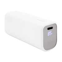 ラスタバナナ PD20W対応 TYPE-C1ポート/USB1ポート モバイルバッテリー 充電表示 5000MAH CALON ホワイト RLI050C20W04WH