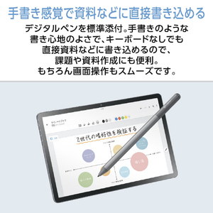 NEC 11型Androidタブレット LAVIE Tab T11N ルナグレー PC-T1175MAS-イメージ5