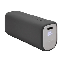 ラスタバナナ PD20W対応 TYPE-C1ポート/USB1ポート モバイルバッテリー 充電表示 5000MAH CALON チャコールグレー RLI050C20W04CGRY