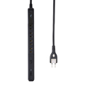エルパ スリム回転USBタップ 4個口2ポート PD対応 2m ブラック WB-RSL4222SUCBK