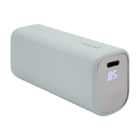 ラスタバナナ PD20W対応 TYPE-C1ポート/USB1ポート モバイルバッテリー 充電表示 5000MAH CALON スモーキーブルー RLI050C20W04SBL