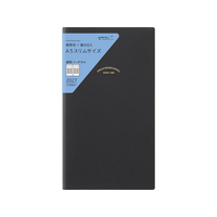 デザインフィル 2027 PRDスリム 月間ブロック+週間バーチカル 黒 FCJ007U-22472006