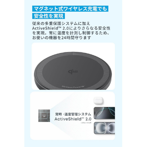 Anker Zolo Wireless Charger (Magnetic, Pad) ブラック A25M2N11-イメージ4