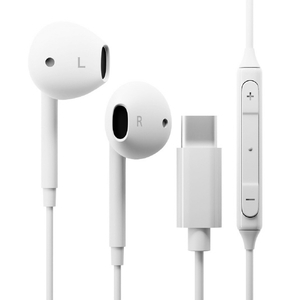 PGA USB Type-C ステレオイヤホン ホワイト PG-SEIE2WH2-イメージ1