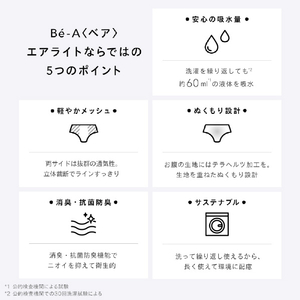 Be-Ajapan ベア エアライト ショーツ S ブラック BAL01-S-BLK-イメージ6