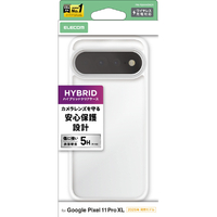 エレコム Google Pixel 11 Pro XL用ハイブリッドケース クリア PM-P264HVCKCR