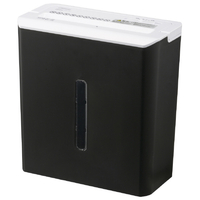 オーム電機 クロスカットシュレッダー 黒 SHR-X521H