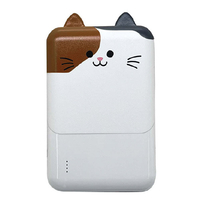 ラスタバナナ おでかけモバイルバッテリー モバにゃー 5,000mAh TYPE-C1ポート/USB2ポート(30cm) ミッケ RLI050C2A01MIK