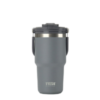 TYESO ポータブルタンブラー 600ml アッシュグレー KT01-01022-208