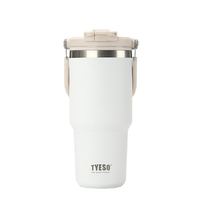 TYESO ポータブルタンブラー 750ml スノーホワイト KT01-01023-201