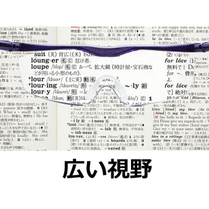 Ｈａｚｕｋｉ ハズキルーペ ラージ クリアレンズ 1.85倍 ルビー F038054-イメージ5