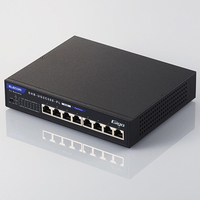 エレコム レイヤー2 Giga対応 PoE アンマネージスイッチ 8ポート EHB-UG2C-PLシリーズ EHB-UG2C08E-PL