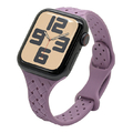 ラスタバナナ Apple Watch 4-10/SE1-2 38/40/41/42(10のみ)mm用シリコンバンド 編み込み パープル RBLAWA4007PU