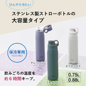 タイガー 真空断熱ボトル(0.88L) フォグブルー MTS-W088AF-イメージ2
