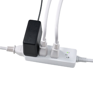 エルパ コード付きアラームタップ4個口2m ホワイト WB-A42(W)-イメージ4
