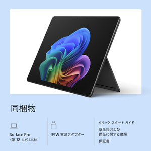 マイクロソフト Surface Pro(第 12 世代)13インチ Snapdragon  X2 Plus/16/512 ブラック EP2-73278-イメージ17
