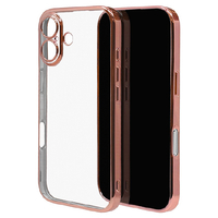 ラスタバナナ iPhone 17用　極ＴＰＵケース　メタルフレーム　 ピンクゴールド 8869IP5ATPLPKGD