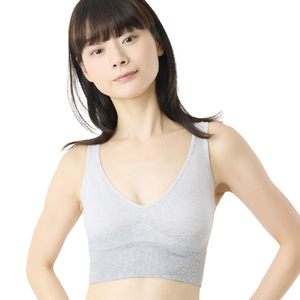 TOPPANエッジ わたしの温度専用ナイトブラ 単品 【※デバイス別売り】L 杢グレー ﾜﾀｼﾉｵﾝﾄﾞﾅｲﾄﾌﾞﾗ(ﾓｸｸﾞﾚ-L)-イメージ2