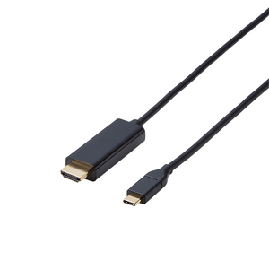 エレコム USB Type-C(TM) - HDMI(R)変換ケーブル(2m) ブラック CAC-CHDMI20BK3-イメージ1