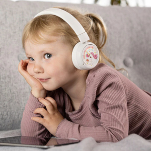Onanoff 子供用ヘッドホン BuddyPhones POP Fun スノーホワイト BT-BP-POP-FUN-WH-イメージ6