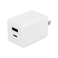 オウルテック 2ポートAC充電器 PD45W出力 ホワイト OWL-APD45C1A1G-WH