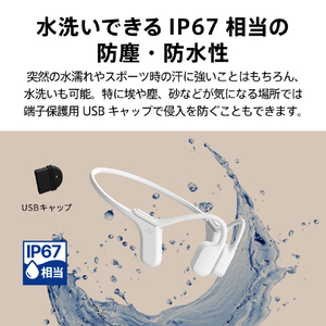 AVIOT 骨伝導イヤホン ブラック WB-P1-BK-イメージ15