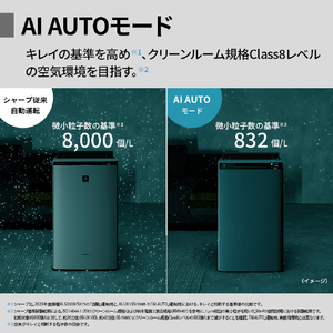 シャープ 加湿空気清浄機 e angle select グレー系 KI-75XE5-H-イメージ6