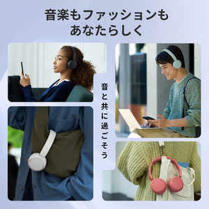 SONY ワイヤレスステレオヘッドセット コバルト WH-CH530 L-イメージ7