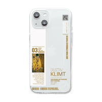 Dparks iPhone 14用ソフトクリアケース クリムト DS24139I14