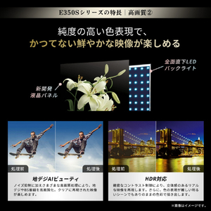 TVS REGZA 43V型4Kチューナー内蔵4K対応液晶テレビ 43E350S-イメージ4
