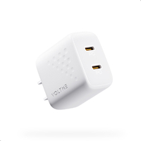 VOLTME USB急速充電器 Revo 35 Duo Lite USB PD(パワーデリバリー)対応 35W USB-C×2ポート ホワイト V2089