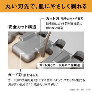 パナソニック ボディトリマー ブラック ER-GK8A-K-イメージ4