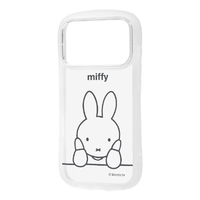 レイ・アウト iPhone 18 Pro用 / 17 Pro用 / ミッフィー / Puffull 衝撃吸収 バンパー ハイブリッドケース / ミッフィー/スタンダード4 RC-BP58CMD2C/MFA4