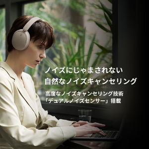 SONY ワイヤレスノイズキャンセリングステレオヘッドセット ブルー WH-CH730N L-イメージ3
