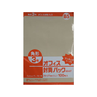 ツバメ工業 テープ付クラフト封筒 角3 85g／m2500枚 1箱(500枚) F807567-K85-K3T