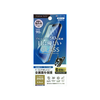 PGA iPhone 17/16 Pro用全面保護ガラス Dragontrail ブルーライト PG-25AGL02BL