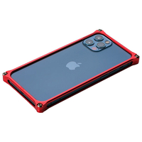 テラ スマホケース ソリッドバンパー for iPhone12ProMax GILD design レッド GI-430R