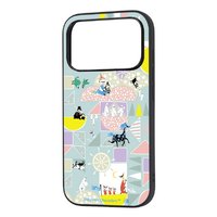 レイ・アウト iPhone 18 Pro用 / 17 Pro用 / ムーミン / maru 衝撃吸収 バンパー ハイブリッドケース / 夢で会いましょう RJ-AP58K4TB/MT125