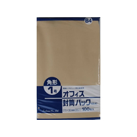 ツバメ工業 クラフト封筒 角1 85g／m2 100枚 1パック(100枚) F807576-K85-K1